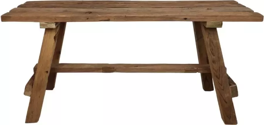 HSM Collection Decoratieve bank Napels 100 cm blank teak