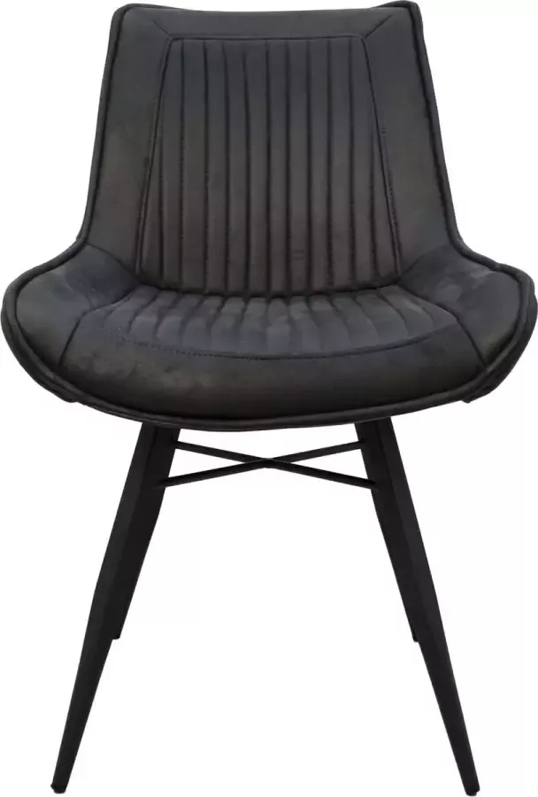 HSM Collection Eetkamerstoel Denver grijs