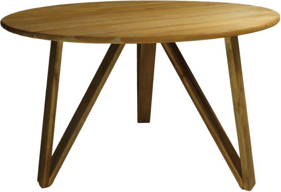 HSM Collection Eettafel Rond Ø120cm Naturel Teak