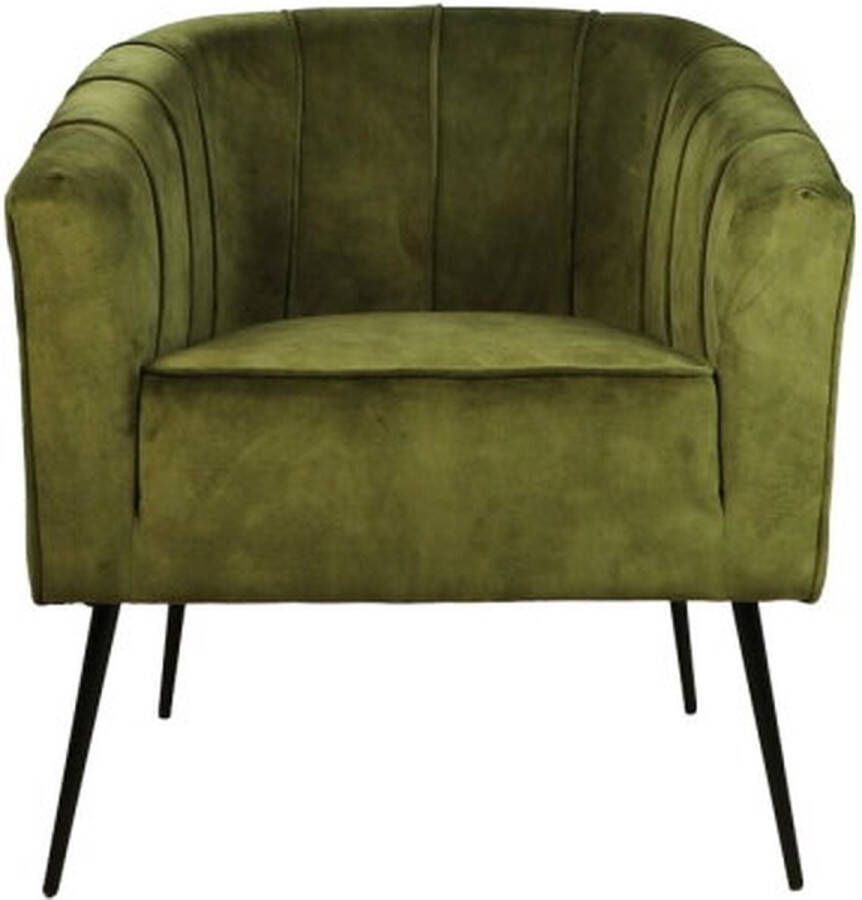 HSM Collection HSM Fauteuil Chester 72x71x80 Olijfgroen Adore 16 - Foto 1