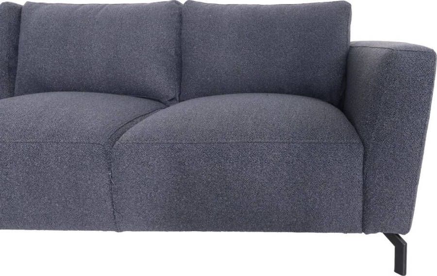 HSM Collection -Hoek Loungebank Links Stockton-248x261x88-Indigo Zwart-Stof