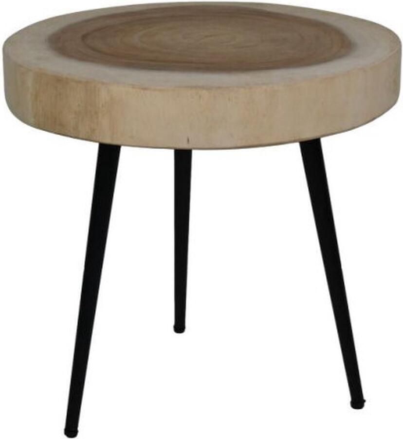 HSM Collection Decoratief Krukje Hairpin Legs Munggur Natural ø40*51