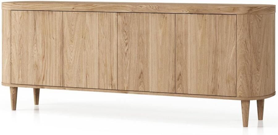 HSM Collection -Dressoir Dune 4 Deur-200x50x77 5-Naturel-Eiken