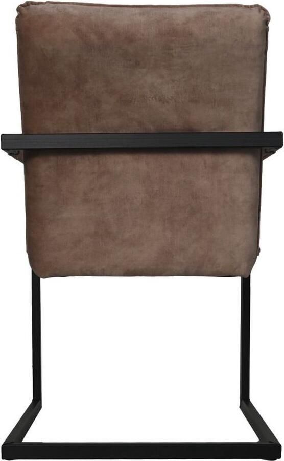 HSM Collection Eetkamerstoel Boston S 2 56x68x89 Adore 10 Lever Velours metaal