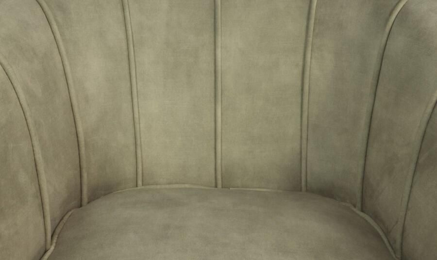 HSM Collection -Eetkamerstoel Chester-60x63x83-Wit Zwart-Stof Metaal - Foto 2