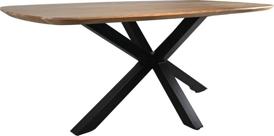 HSM Collection Eettafel Deens Ovaal Bold Acacia Naturel 180cm