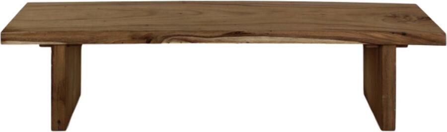 HSM Collection -Rechthoekige Eetbank-180x35x47-Naturel-Munggur