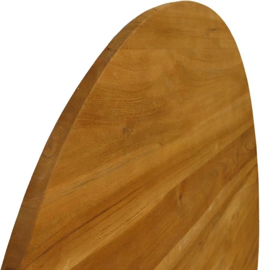 HSM Collection -Rond Tafelblad-ø140x2 5-Naturel-Teak