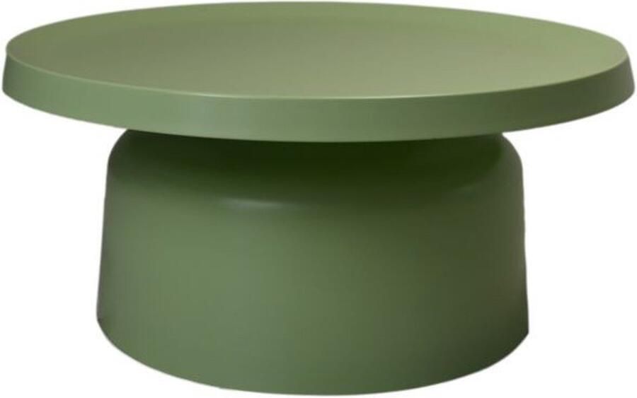 HSM Collection -Salontafel Mara 75x75x35 Licht groen Gepoedercoat metaal - Foto 2