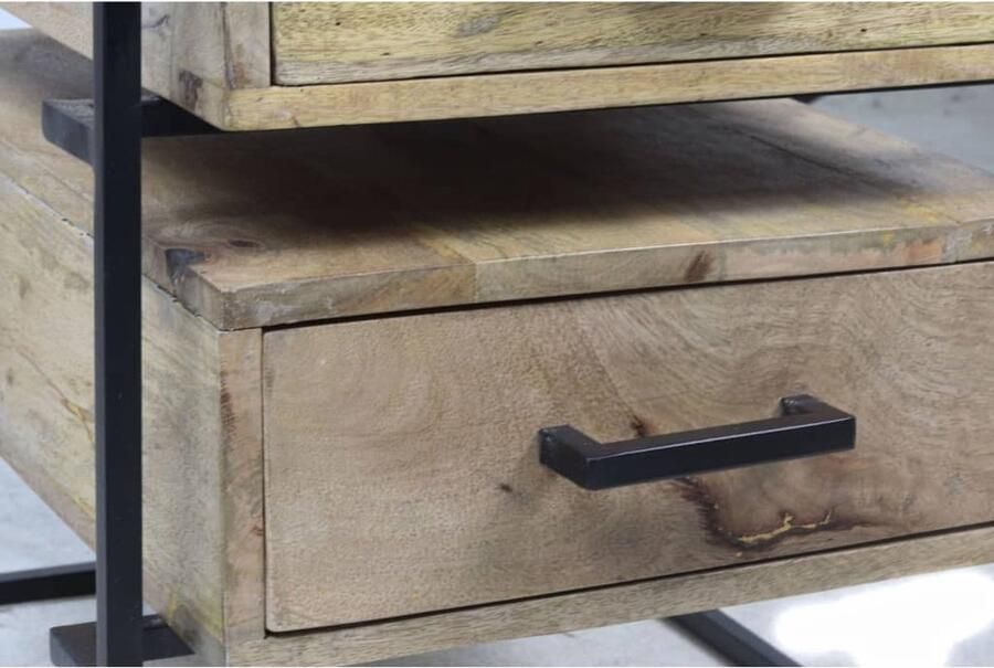 HSM Collection HSM Bijzettafeltje nachtkastje Blackwell- 40x45x50