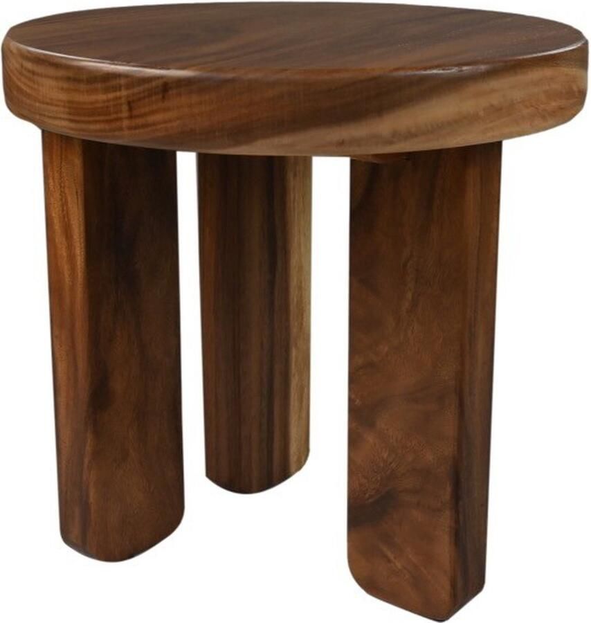 HSM Collection -Ronde Salontafel-Ø50*50-Bruin-Munggur - Foto 2