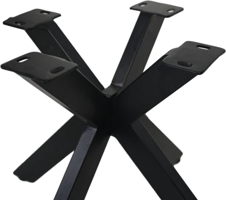 HSM Collection -SalonTafelonderstel Spider-55x55x48-Zwart-Metaal