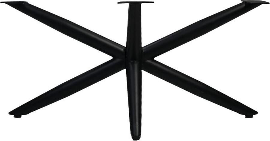 HSM Collection -SalonTafelonderstel Spider Oakland-90x50x40 (50x50mm)-Zwart-Metaal - Foto 2