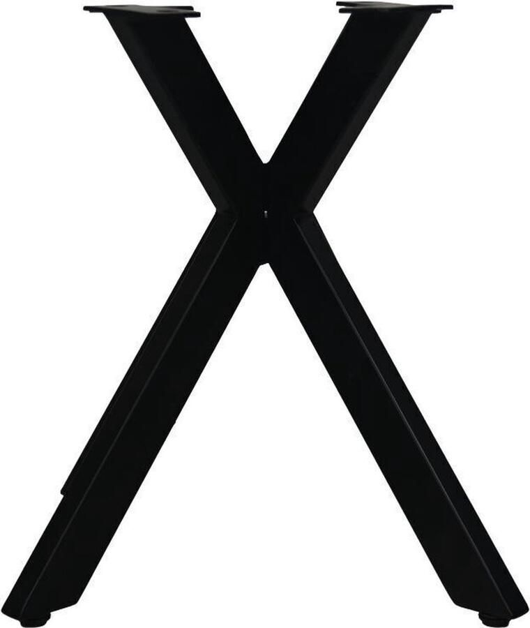 HSM Collection -SalonTafelonderstel Spider-55x55x48-Zwart-Metaal - Foto 2