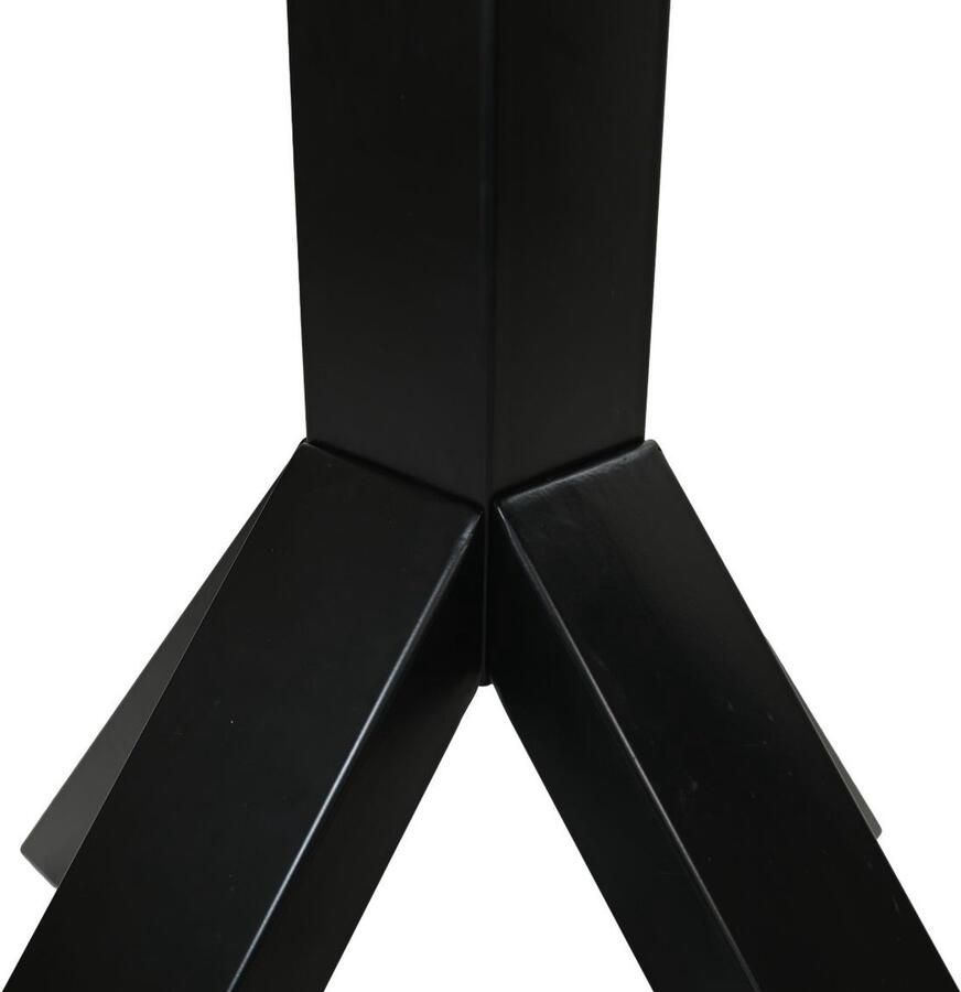 HSM Collection Tafelpoot Crow 80x80x72 Gepoedercoat zwart Metaal