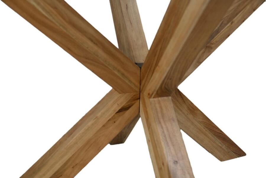 HSM Collection -Tafelonderstel Spider-75x75x72-Naturel-Acacia