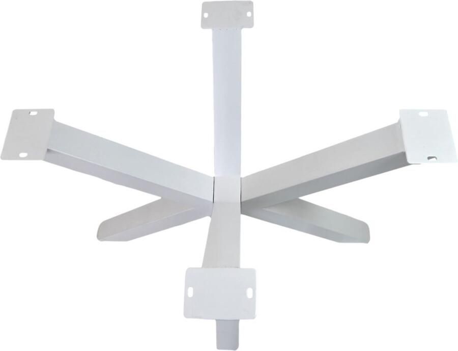 HSM Collection Onderstel Indoor & Outdoor 3D-Model 100x80x72 Gepoedercoat wit Metaal