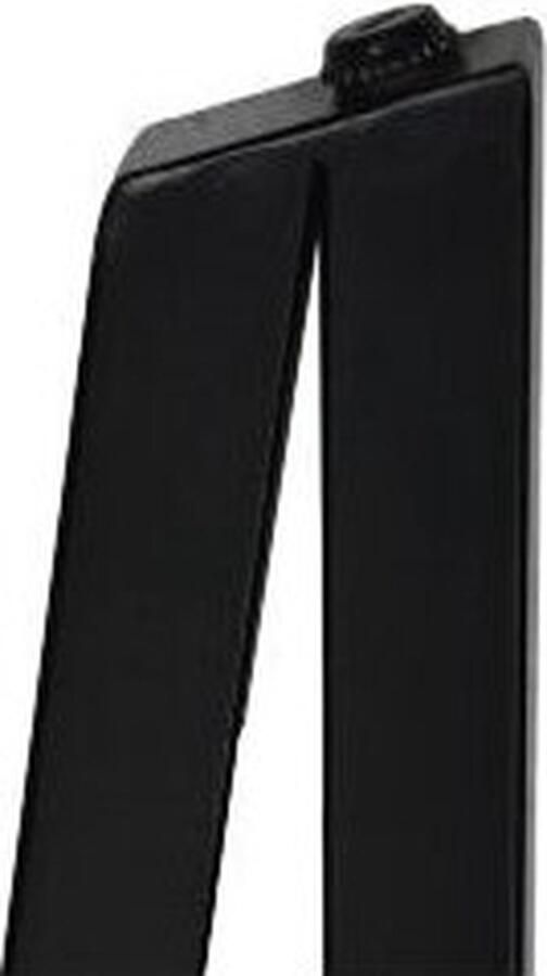 HSM Collection Tafelpoot V-Model 20x10 5x72 Gepoedercoat zwart Metaal Set van 2