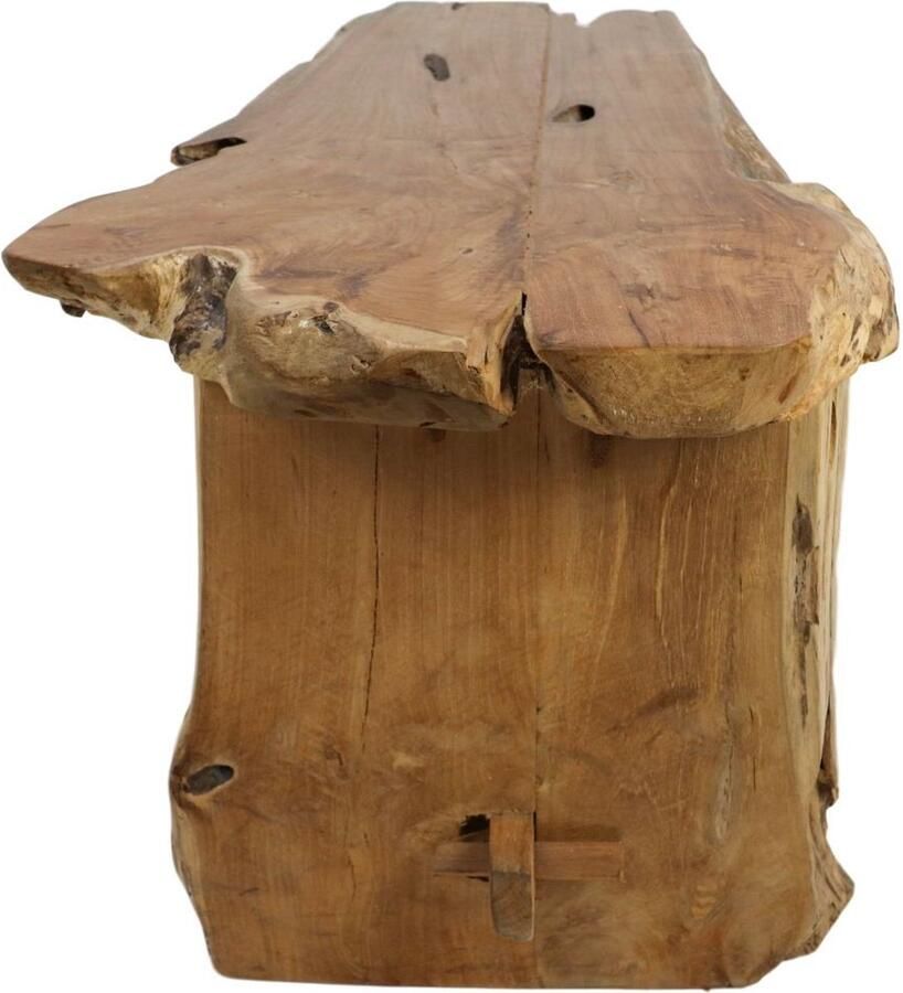 HSM Collection Teak bench 80x40x45cm Natural teak