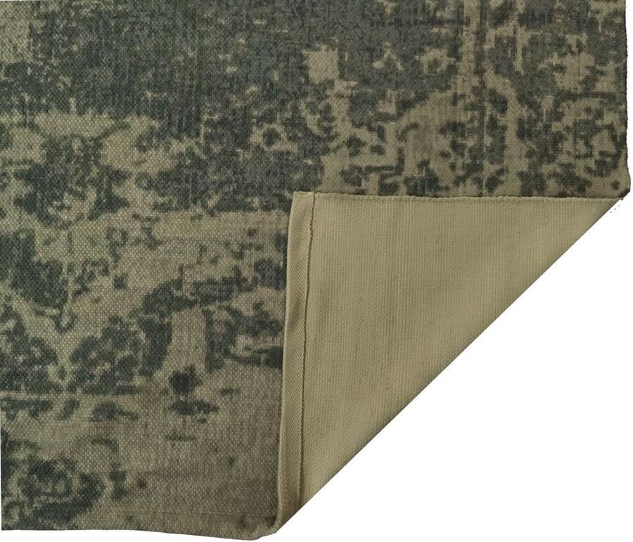 HSM Collection HSM Vloerkleed Splash 160x230 Blauw|grijs|lichtgroen Polyester