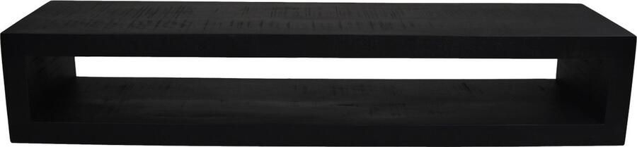 HSM Collection -Zwevend TV Meubel-160x35x30-Zwart-Mango - Foto 2