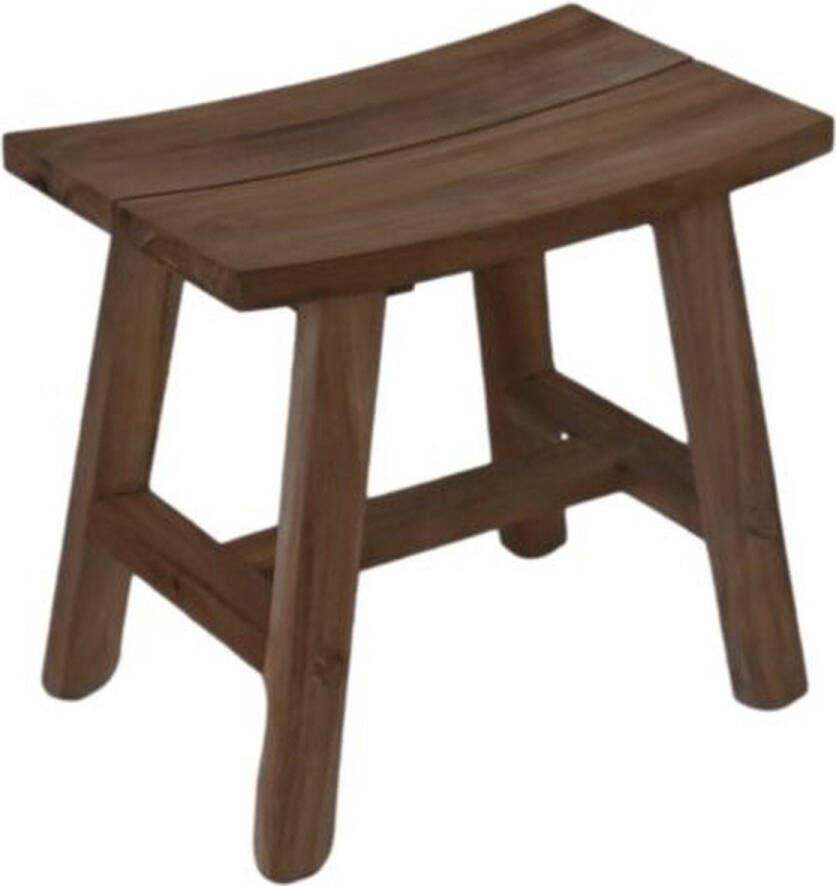 HSM Collection Krukje naturel 30x47x45 Naturel Teak