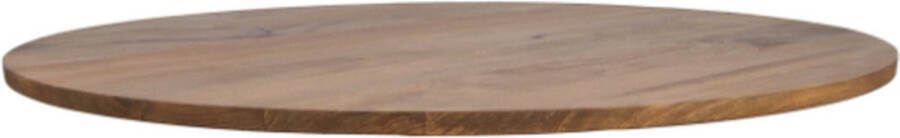 HSM Collection Ovaal tafelblad Oakland 220x110x3 5 cm Naturel Mangohout