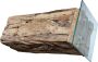 HSM Collection Pilaar Root 30x30x80cm Naturel Teak - Thumbnail 2