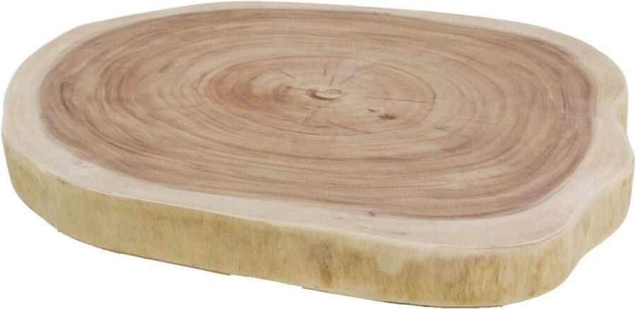 HSM Collection Salontafel boomschijf Munggur naturel ø80*45cm
