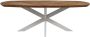 HSM Collection Salontafel Fishbone Danish 130x80x43 Naturel wit Eiken metaal - Thumbnail 1