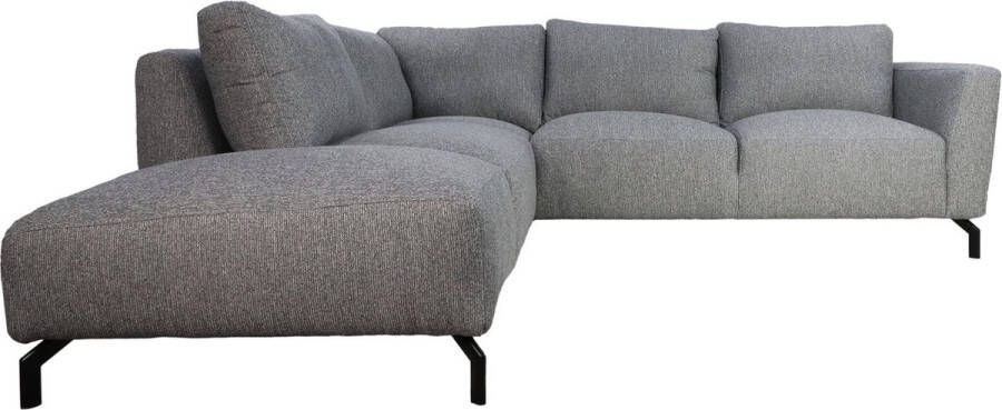 HSM Collection Hoekbank Links 2.5-zits Stockton 248x261x88 Steel Sneak
