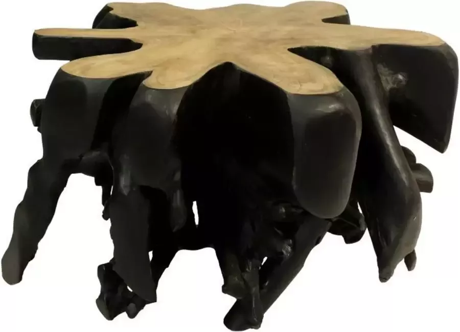 HSM Collection Spider Coffee Table 78 80x45 cm Zwart Teak Root