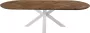 HSM Collection Tafel Fishbone Elips 200x100x76 Naturel wit Eiken metaal - Thumbnail 2