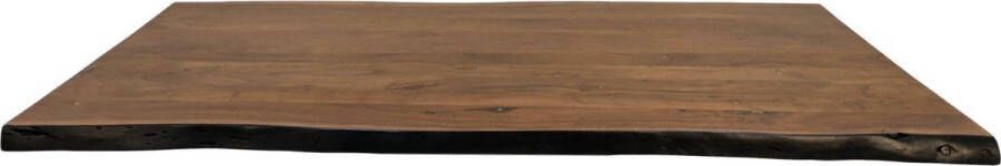 HSM Collection Tafelblad live edge 240x100x5 Walnoot bruin Acaciahout