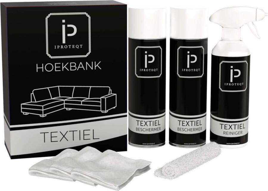 HSM Collection Textiel Kit Hoekbank + 3 jaar service 2x500 ml + 1x500ml