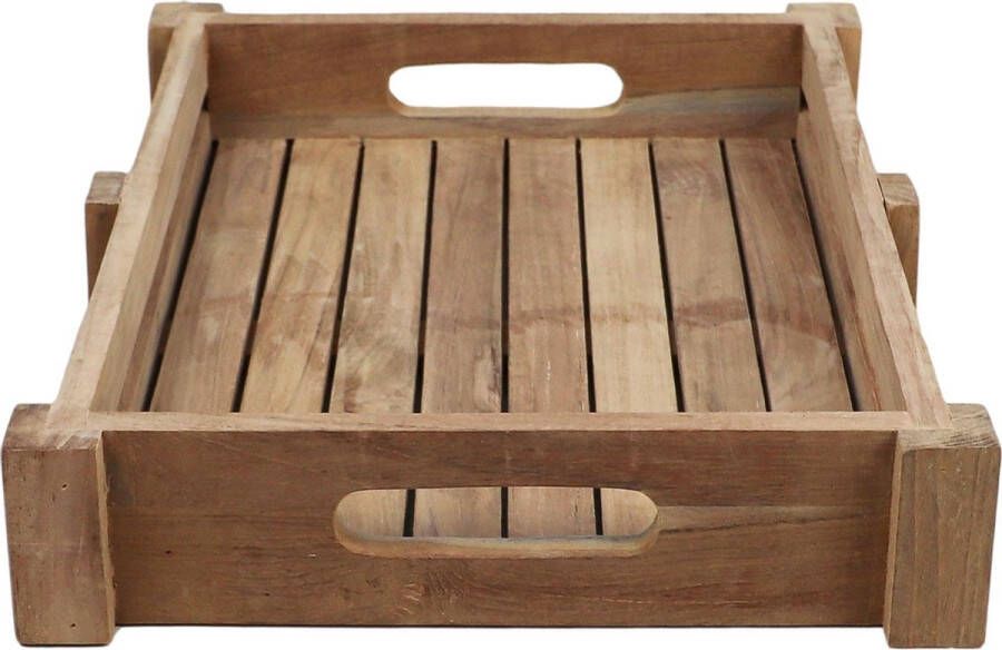 HSM Collection Tray teak dienblad 30x40x7 Naturel Teak