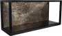HSM Collection Wandbox Fletcher 55x18x25 Goud zwart Ijzer Aluminium Mangohout - Thumbnail 2