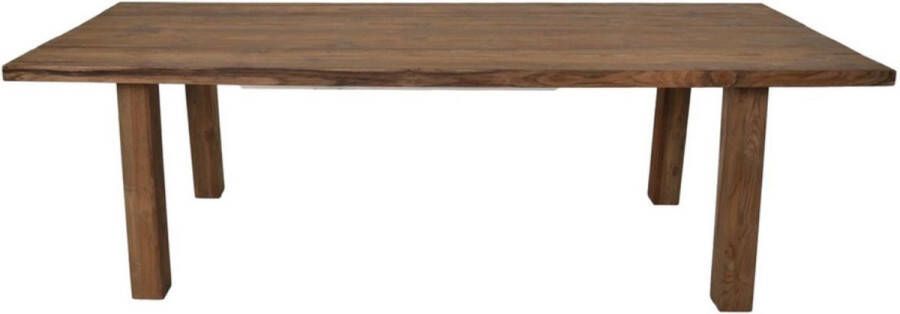 HSM Eettafel Woonkamer Tafel Rechthoek Keukentafel Eettafels Eetkamertafel Hout Woonkamertafel 220x100x76 Wood Selections