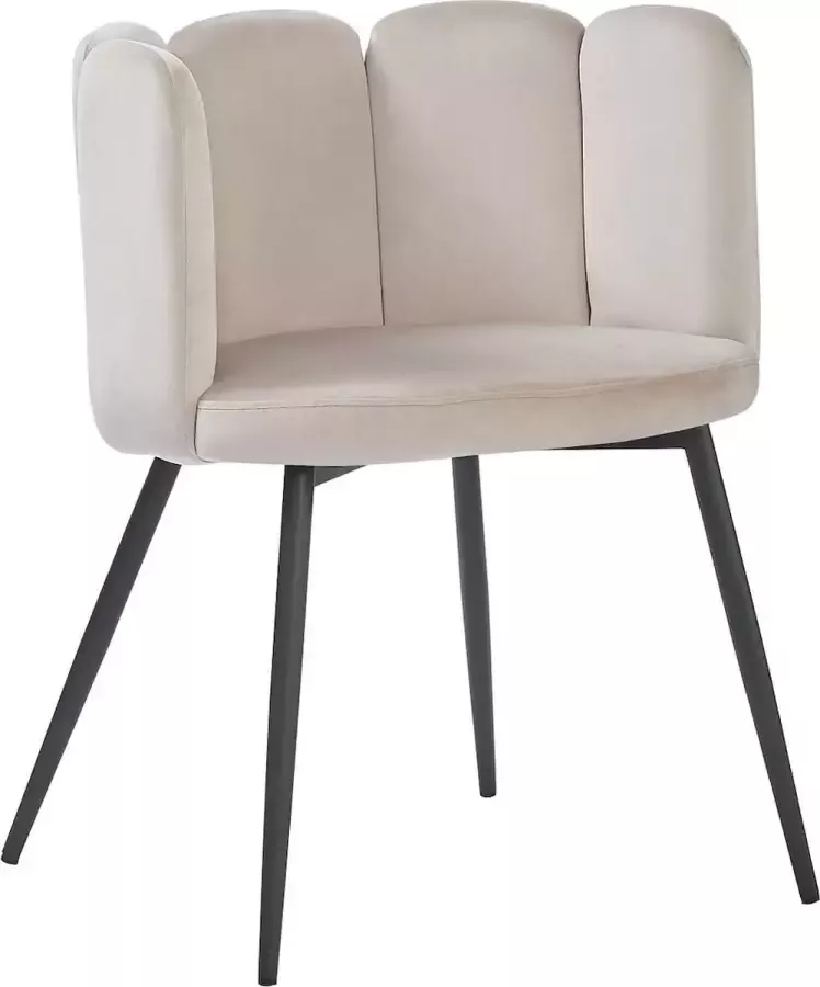HTfurniture -five finger chair-light gray velvet