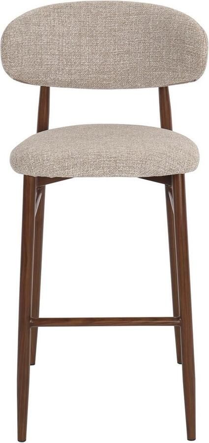 HTfurniture -barstoelen-beige color-wood legs