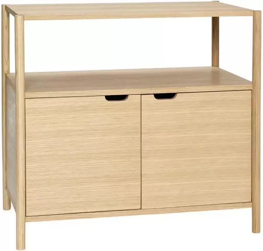 Hubsch Interior HÜBSCH INTERIOR Naturel FSC eiken dressoir met twee deuren