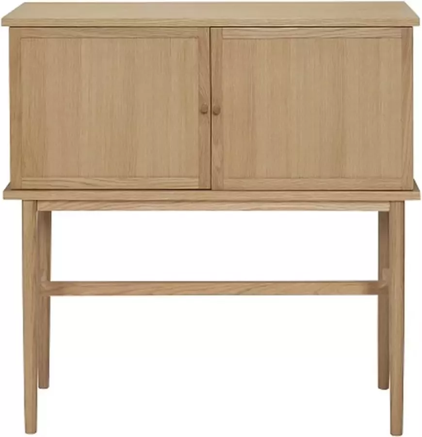 Hubsch Interior HÜBSCH INTERIOR DASH naturel FSC eiken dressoir op poten 90x35xh90cm