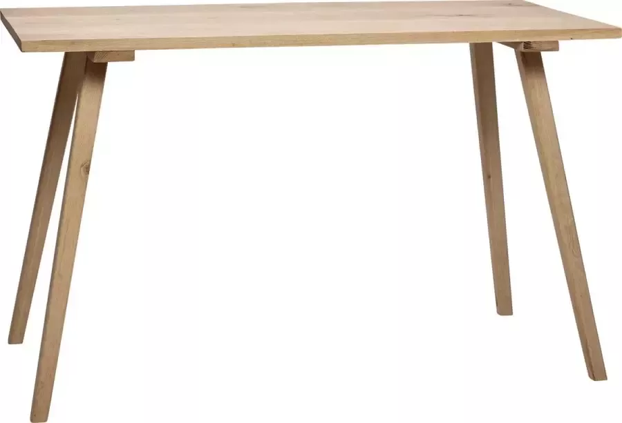 Hubsch Interior HÜBSCH INTERIOR Rechthoekige eetkamertafel bureau van eiken 150x65xh76 cm