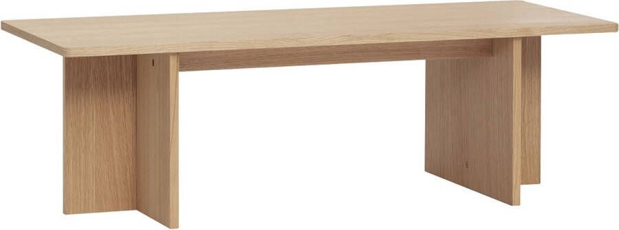 Hubsch Interior HÜBSCH INTERIOR SPLIT rechthoekige eiken salontafel FSC 120x50xh38cm