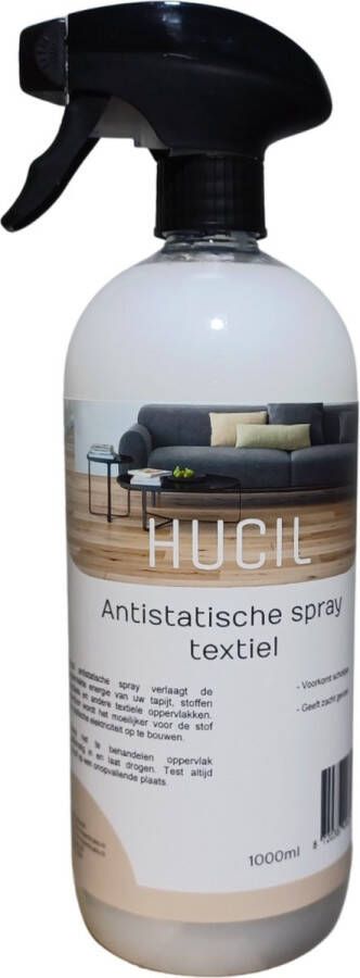 Hucil Antistatische spray anti statische spray 1 liter voor meubels textiel en kleding anti static - Foto 2