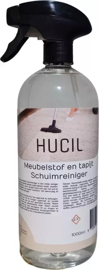 Hucil bankreiniger vlekkenverwijderaar zetelreiniger bank reiniger meubelreiniger- textiel vlekverwijderaar bekleding textielreiniger vlekkenreiniger tapijt 1000ml