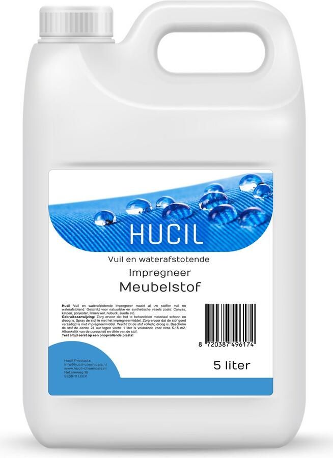 Hucil impregneerspray meubelstof vuil en waterafstotend beschermlaag