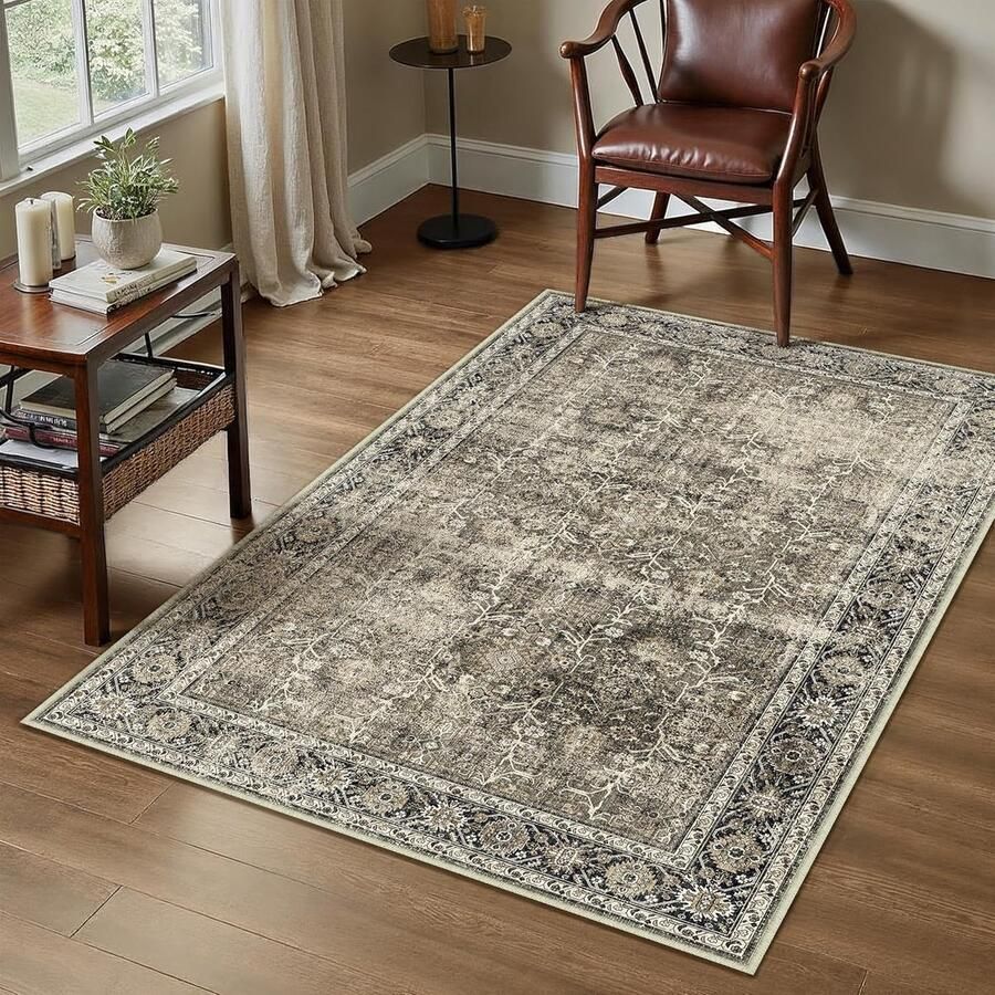 HUGEAR Vintage vloerkleed retro design antislip 1 stuk