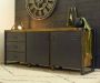 HUUS Dressoir Industrieel Luxe dressoir Bruin 200x45x80 cm - Thumbnail 1