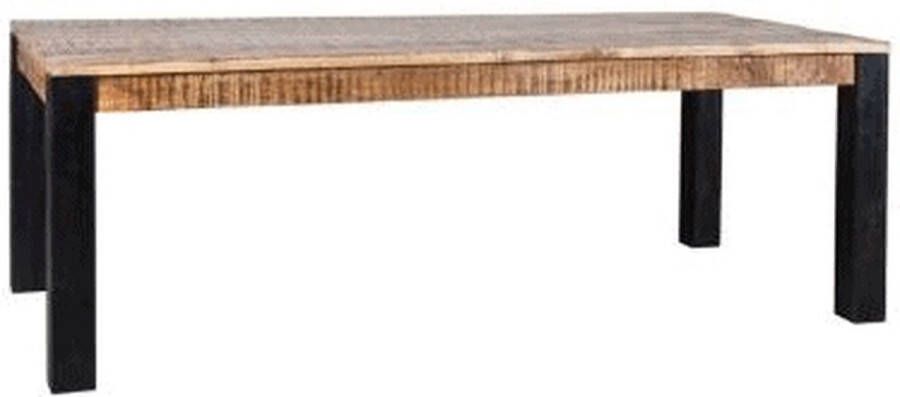 HUUS Eettafel Ventura Mangohout tafel voor binnen 200x100x78 cm